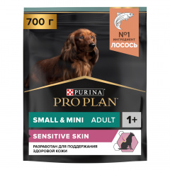 Sensitive Skin Adult Сухой корм для взрослых собак мелких и карликовых пород с чувствительной кожей, с высоким содержанием лосося, 700 гр.