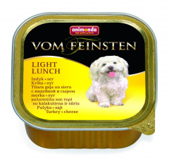 Vom Feinsten Light Lunch консервы для собак, облегченное меню с индейкой и сыром, 150 г
