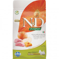 N&D PUMPKIN сухой корм для собак мелких пород, с кабаном, тыквой и яблоком, 800г