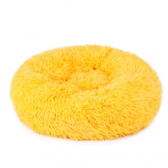 Лежак круглый 50 см желтый
