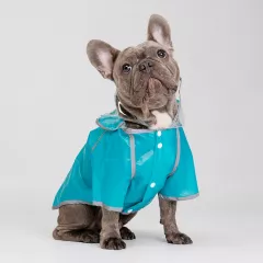 Дождевик куртка для собак French4, 3XL, синий