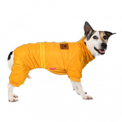 Комбинезон на молнии для собак XL желтый (унисекс)