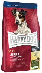 Mini Africa корм для собак мелких пород весом до 10 кг при чувствительном пищеварении, с мясом страуса и картофелем, 1 кг