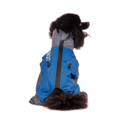 Дождевик для собак Йорк, Чихуа 31x36x55см L синий (мальчик)