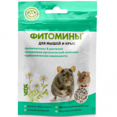 Фитомины функциональный корм для мышей и крыс 50г