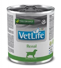 Vet Life Renal диетический влажный корм для собак при почечнойнедостаточности, 300г