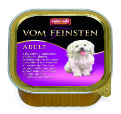 Vom Feinsten Adult консервы для собак старше 1 года, с индейкой и ягненком, 150 г
