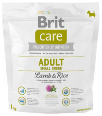 Care Adult Small Breed корм для собак мелких пород (1-10 кг), с ягненком и рисом, 1 кг
