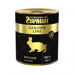 Golden Line консервы для собак, с кроликом, 340 г
