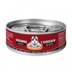 Holistic Корм влажный (консервы) для собак, оленина с клюквой, 100 гр.