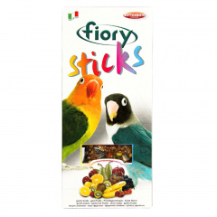 Sticks Палочки для средних попугаев с фруктами, 2х60 г