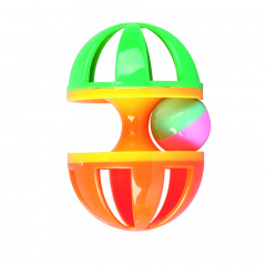 Игрушка-погремушка с шариком для грызунов Roller, 10х6,7х6,7 см, в ассортименте