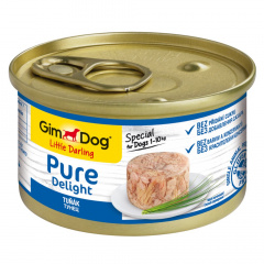 GimDog Pure Delight Консервы для собак из тунца, 85 г