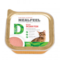 Functional Nutrition Digest Sensitive Влажный корм (ламистер) для кошек, с океанической рыбой, 100 гр.