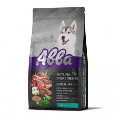 Natural Ingredients Сухой корм для взрослых собак с ягненком и рисом, 3 кг