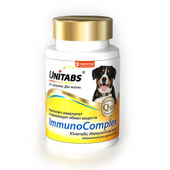 Витаминно-минеральный комплекс для иммунитета крупных собак, 100 таблеток