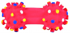 Игрушка для собак Гантель игольчатая, латекс 10 см