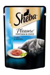 Шеба Плежер пауч для кошек кусочки в соусе