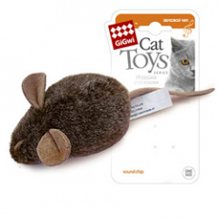 Игрушка для кошек Мышка с электронным чипом 15 см