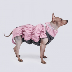 Жилетка с мембраной и подкладкой для собак, спина 40 см, грудь 65 см, розовая орхидея (девочка)