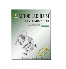 Лактобифадол пробиотик для кошек, 50 г
