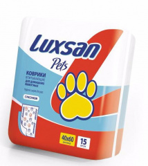 Пеленки для кошек/собак впитывающие Люксан Премиум №15, 40х60см