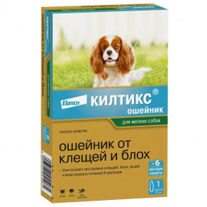 Килтикс ошейник для мелких пород собак от блох и клещей, 35 см