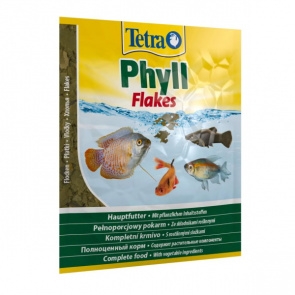 Phyll корм для рыб растительные хлопья, 12 г