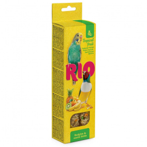 Палочки для волнистых попугайчиков и экзотов с тропическими фруктами2x40 г