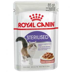 Sterilised влажный корм для стерилизованных кошек в соусе, 85 г