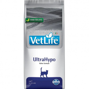 Vet Life UltraHypo диетический сухой корм для кошек, гипоаллергенный, с рыбой, 2кг