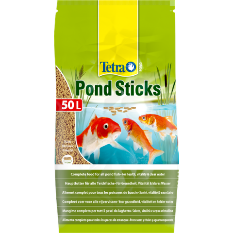 Корм для прудовых рыб Pond Sticks основной гранулы 50л
