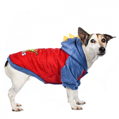 Куртка с капюшоном для собак L красный (унисекс) 1