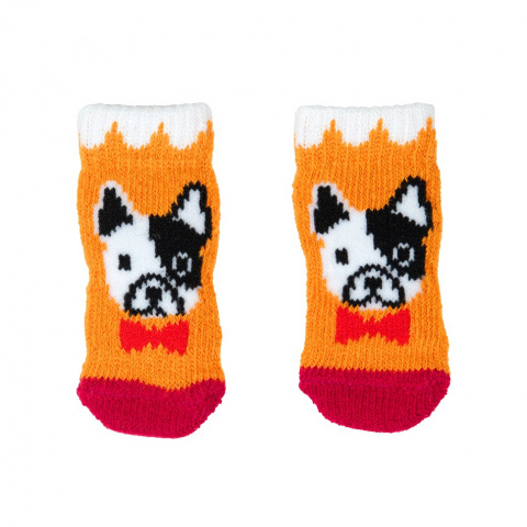 Носки для кошек и собак S желтый (унисекс)