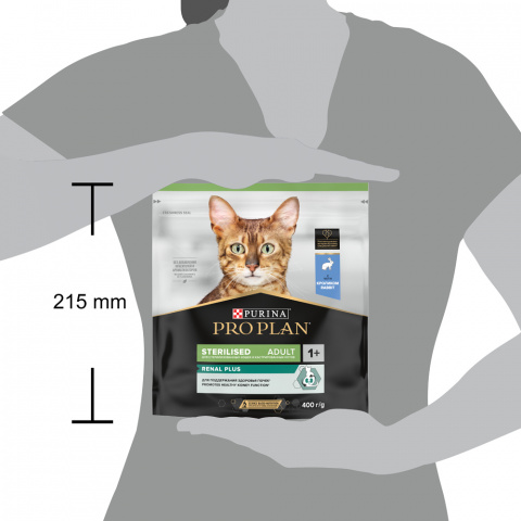 Sterilised Adult Сухой корм для поддержания здоровья почек у стерилизованных кошек и кастрированных котов старше 1 года, с кроликом, 400 гр. 14