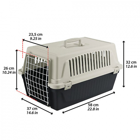 Переноска для кошек и собак мелкого размера Атлас-20, 58х37х32 см (без комплектации) 1