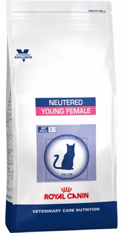 Neutered Young Female корм для стерилизованных кошек с момента операции до 7 лет, 1,5 кг