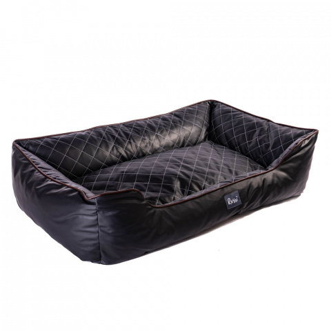 Ортопедический диван Эвальд для кошек и собак средних и крупных пород, 120х85х30 см, черный 2