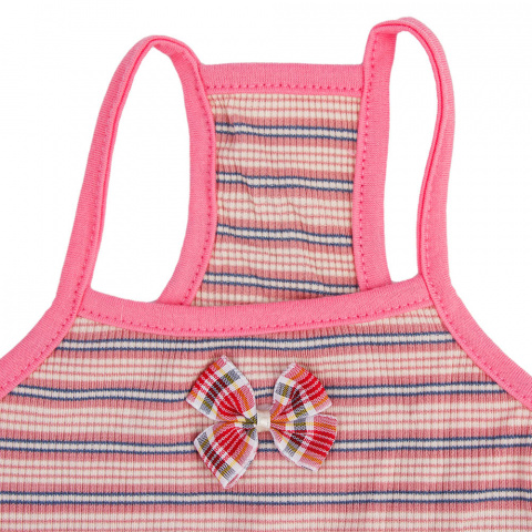 Платье для собак с бантиком M розовый (девочка) 3