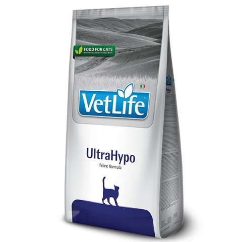 Vet Life UltraHypo диетический сухой корм для кошек, гипоаллергенный, с рыбой, 400г 2
