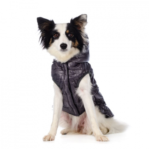 Куртка-платье для собак M серый (девочка) 1
