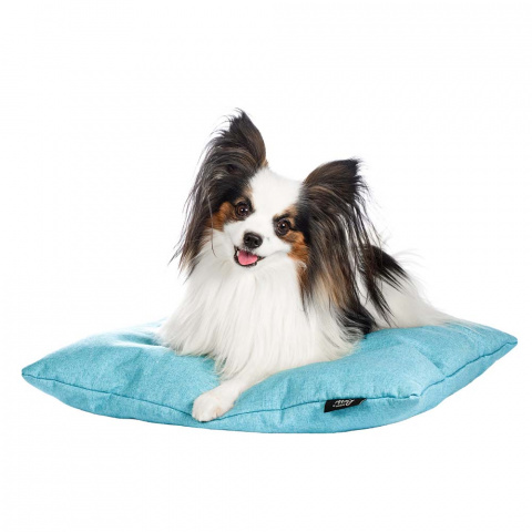 Подушка для лежака на автомобильное сиденье для кошек и собак мелкого размера, бирюзовая, 45х45 см 1