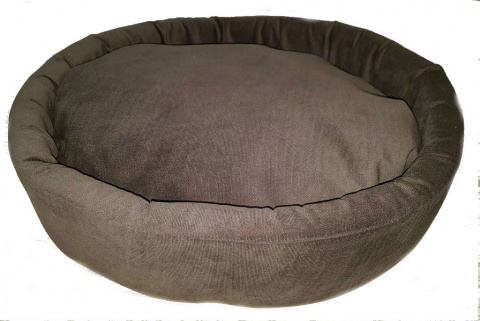 Лежак для животных Вианна круглый с объемной подушкой, 44х50х15 см