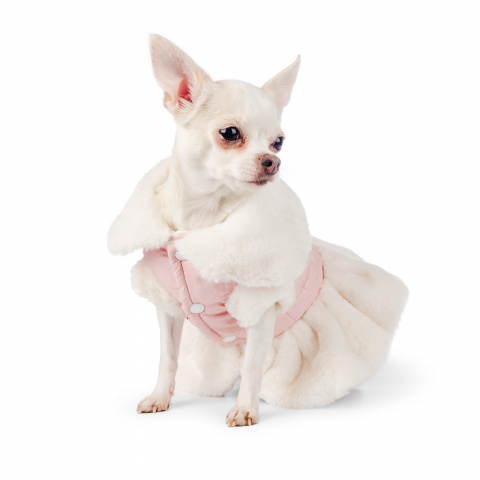 Куртка-платье для собак XL розовый (девочка) 1