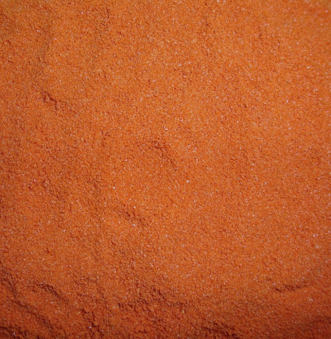 Песок кварцевый оранжевый, 1кг