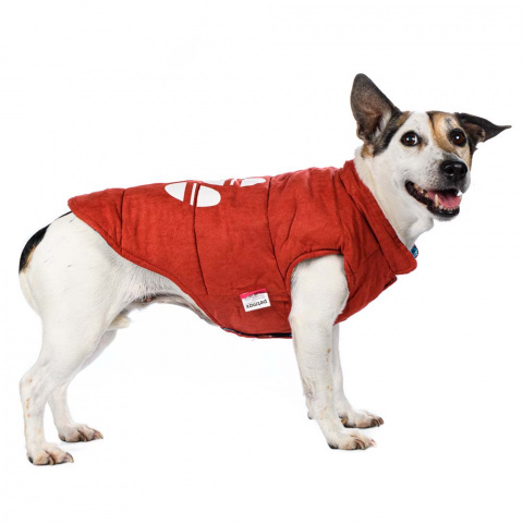 Куртка двухсторонняя для собак L оранжевый (унисекс) 10