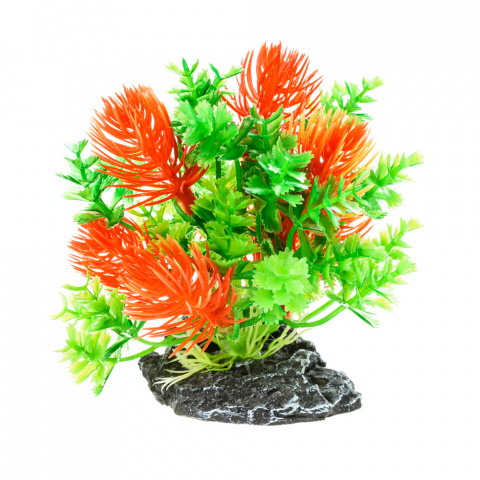 Растение зеленое с красными ветками 7*5*10 см