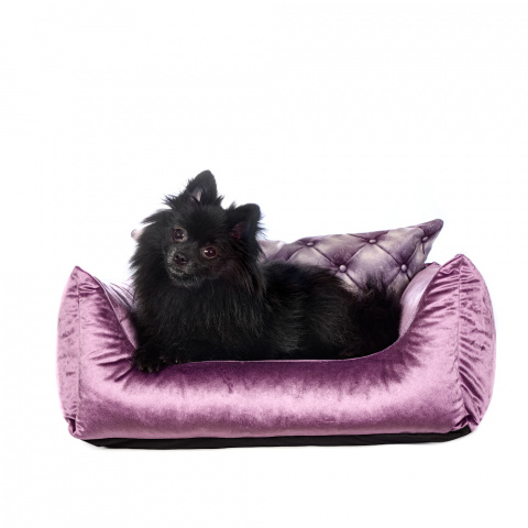 Лежак Трон для кошек и собак мелких пород, 50х45 см, фиолетовый