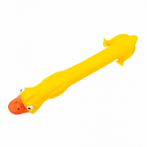 Игрушка для собак Утка долговязая, латекс, 27 см