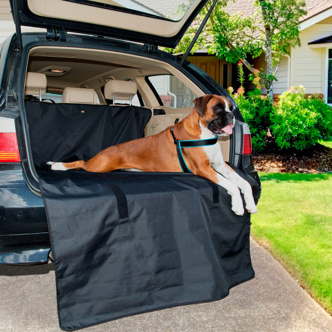 Универсальный автомобильный гамак на сиденье и в багажник для собак всех размеров, 1,2х2 м 1